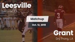 Matchup: Leesville vs. Grant  2018