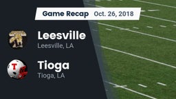 Recap: Leesville  vs. Tioga  2018