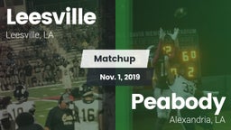 Matchup: Leesville vs. Peabody  2019