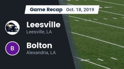 Recap: Leesville  vs. Bolton  2019