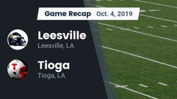 Recap: Leesville  vs. Tioga  2019