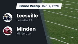Recap: Leesville  vs. Minden  2020