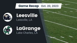 Recap: Leesville  vs. LaGrange  2023