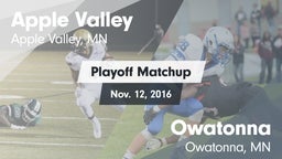 Matchup: Apple Valley vs. Owatonna  2016
