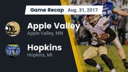 Recap: Apple Valley  vs. Hopkins  2017