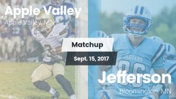 Matchup: Apple Valley vs. Jefferson  2017