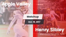 Matchup: Apple Valley vs. Henry Sibley  2017