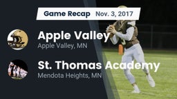 Recap: Apple Valley  vs. St. Thomas Academy   2017