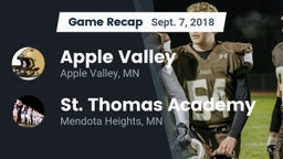 Recap: Apple Valley  vs. St. Thomas Academy   2018
