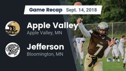 Recap: Apple Valley  vs. Jefferson  2018