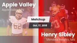 Matchup: Apple Valley vs. Henry Sibley  2018