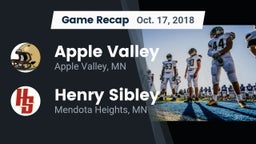Recap: Apple Valley  vs. Henry Sibley  2018