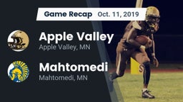 Recap: Apple Valley  vs. Mahtomedi  2019