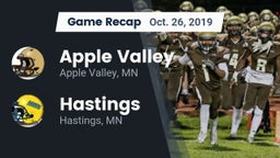 Recap: Apple Valley  vs. Hastings  2019