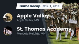 Recap: Apple Valley  vs. St. Thomas Academy   2019