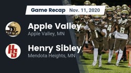 Recap: Apple Valley  vs. Henry Sibley  2020