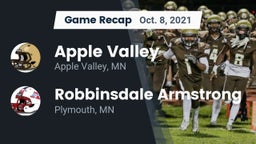 Recap: Apple Valley  vs. Robbinsdale Armstrong  2021