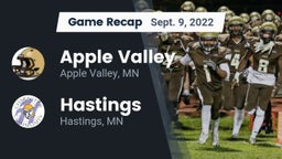Recap: Apple Valley  vs. Hastings  2022