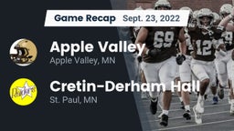Recap: Apple Valley  vs. Cretin-Derham Hall  2022