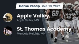 Recap: Apple Valley  vs. St. Thomas Academy   2022
