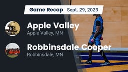 Recap: Apple Valley  vs. Robbinsdale Cooper  2023