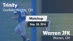 Matchup: Trinity vs. Warren JFK 2016