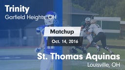 Matchup: Trinity vs. St. Thomas Aquinas  2016