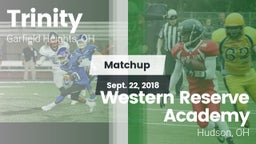 Matchup: Trinity vs. Western Reserve Academy 2018