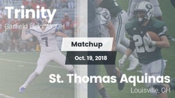 Matchup: Trinity vs. St. Thomas Aquinas  2018