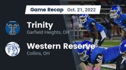 Recap: Trinity  vs. Western Reserve  2022