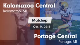 Matchup: Kalamazoo Central vs. Portage Central  2016