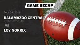 Recap: Kalamazoo Central  vs. Loy Norrix 2016