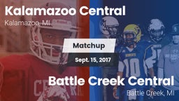 Matchup: Kalamazoo Central vs. Battle Creek Central  2017