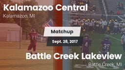 Matchup: Kalamazoo Central vs. Battle Creek Lakeview  2017