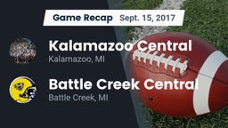 Recap: Kalamazoo Central  vs. Battle Creek Central  2017