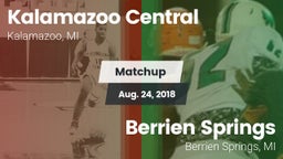 Matchup: Kalamazoo Central vs. Berrien Springs  2018