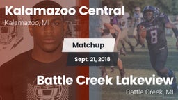 Matchup: Kalamazoo Central vs. Battle Creek Lakeview  2018