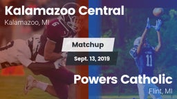 Matchup: Kalamazoo Central vs. Powers Catholic  2019