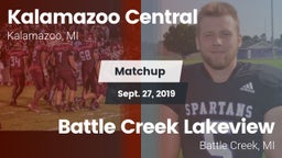 Matchup: Kalamazoo Central vs. Battle Creek Lakeview  2019