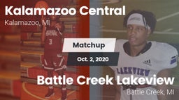Matchup: Kalamazoo Central vs. Battle Creek Lakeview  2020