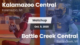 Matchup: Kalamazoo Central vs. Battle Creek Central  2020