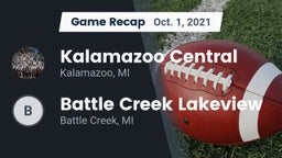 Recap: Kalamazoo Central  vs. Battle Creek Lakeview  2021