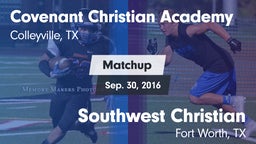 Matchup: Covenant Christian vs. Southwest Christian  2016