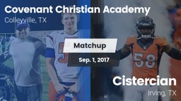 Matchup: Covenant Christian vs. Cistercian  2017