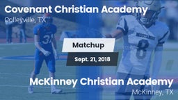 Matchup: Covenant Christian vs. McKinney Christian Academy 2018