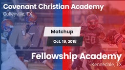 Matchup: Covenant Christian vs. Fellowship Academy 2018