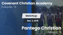 Matchup: Covenant Christian vs. Pantego Christian  2018