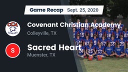 Recap: Covenant Christian Academy vs. Sacred Heart  2020