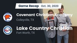 Recap: Covenant Christian Academy vs. Lake Country Christian  2020