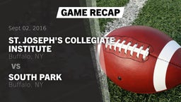 Recap: St. Joseph's Collegiate Institute  vs. South Park  2016